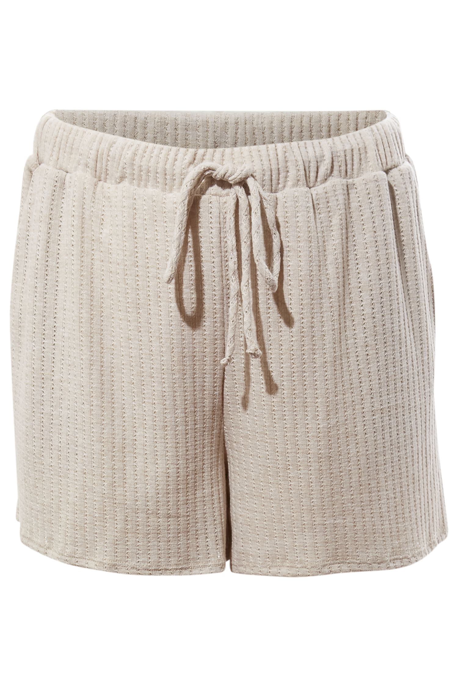 Textured Tie Shorts