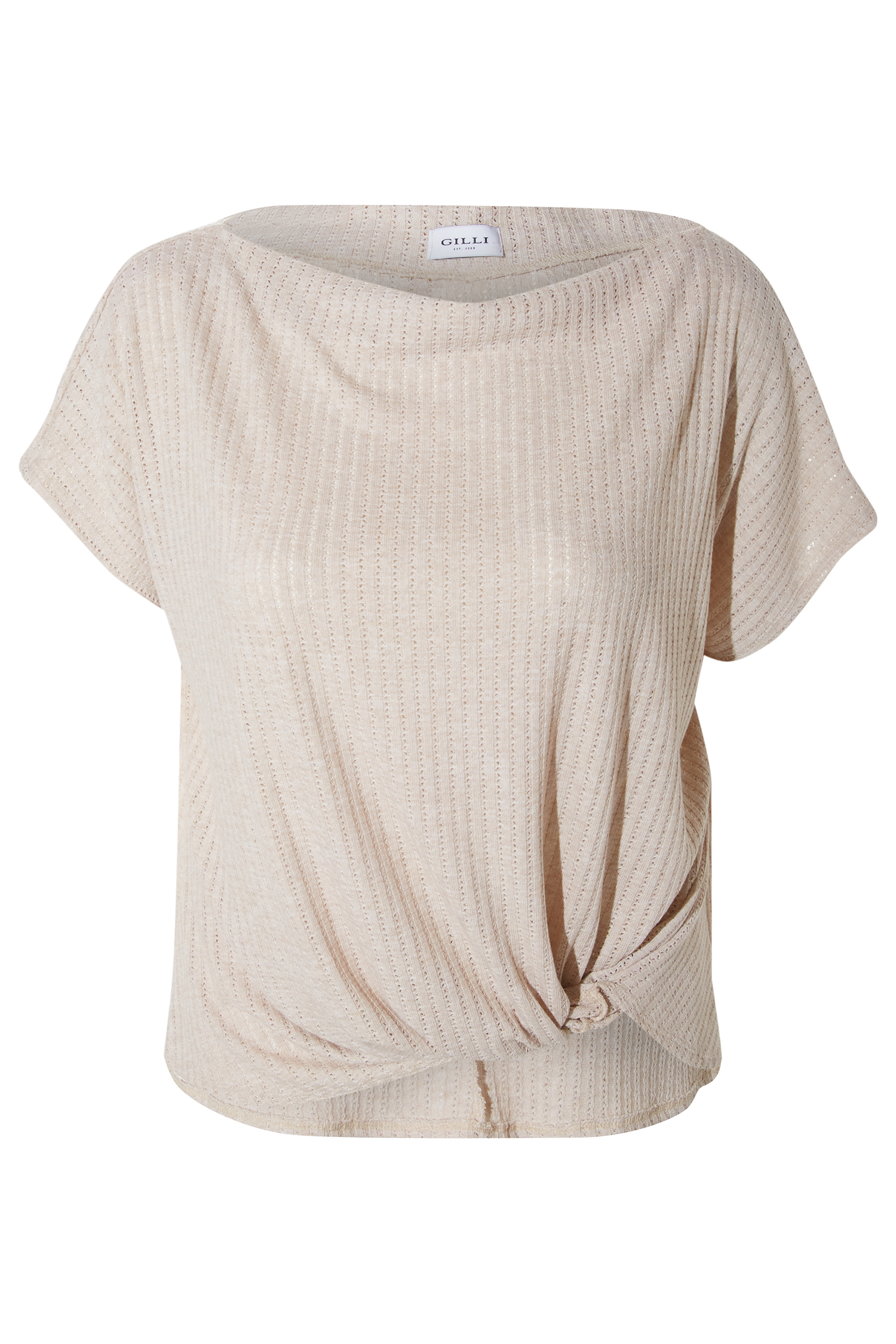 Boatneck Twist Top