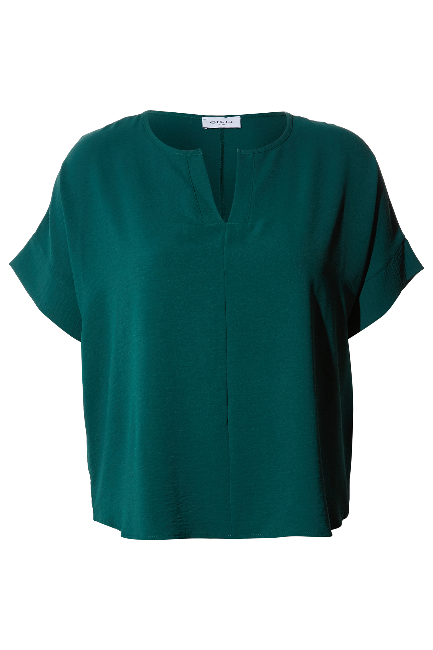 Split V Neck Top