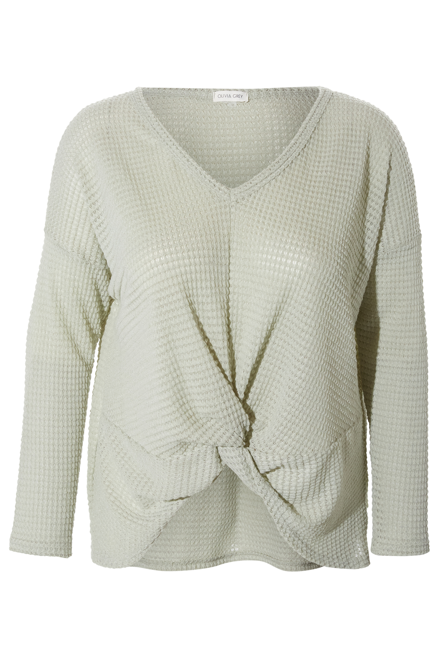 Twist Waffle Knit Top