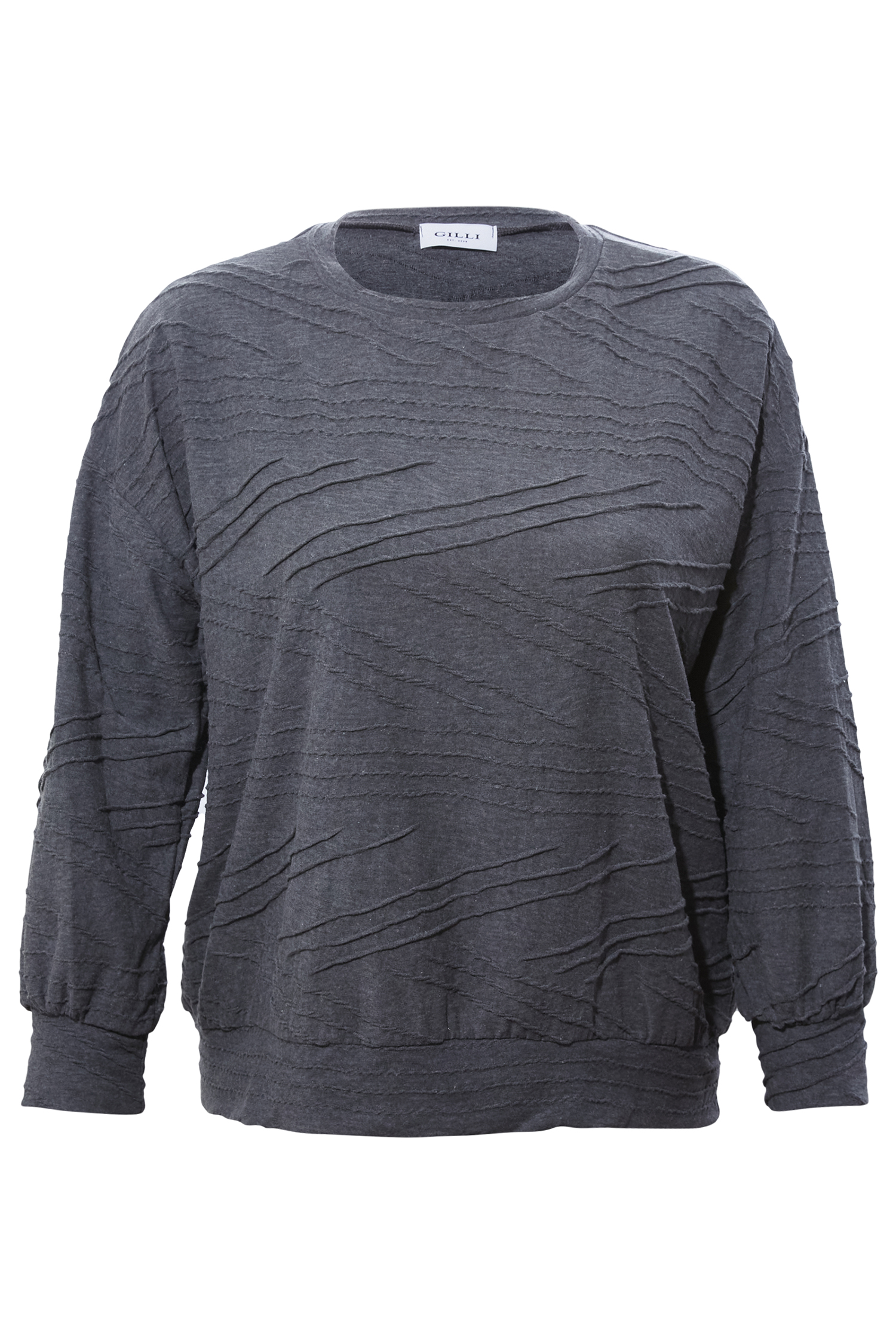 Textured Long Sleeve Top