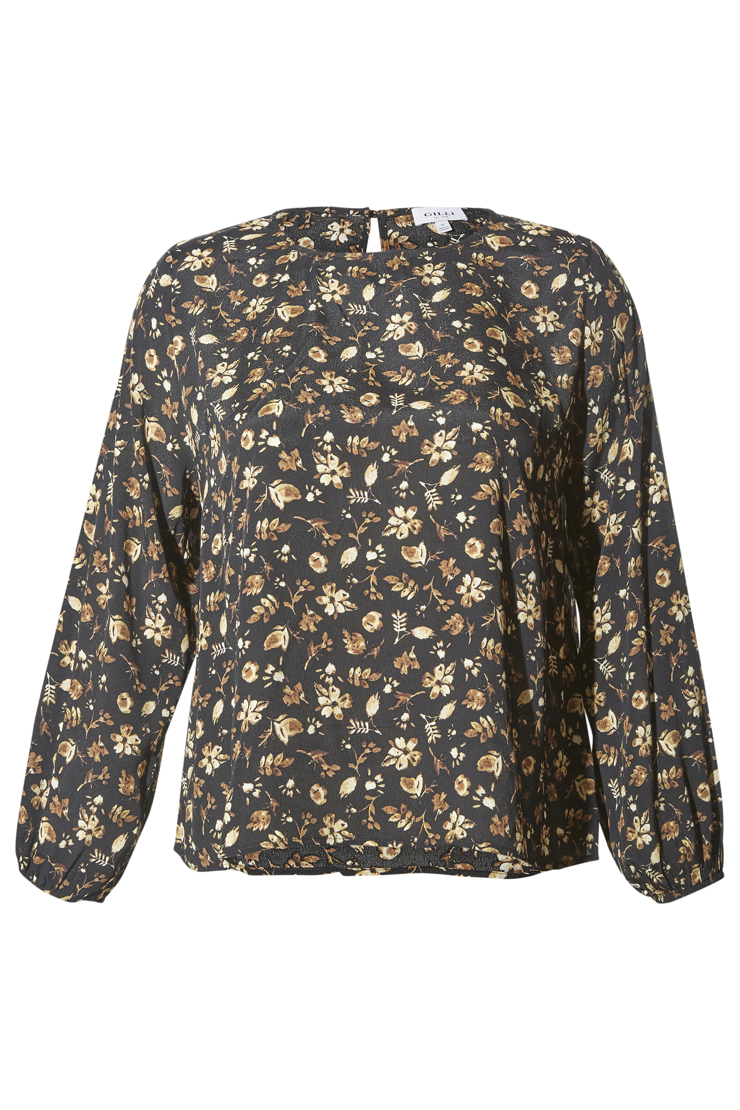 Long Sleeve Floral Print Top