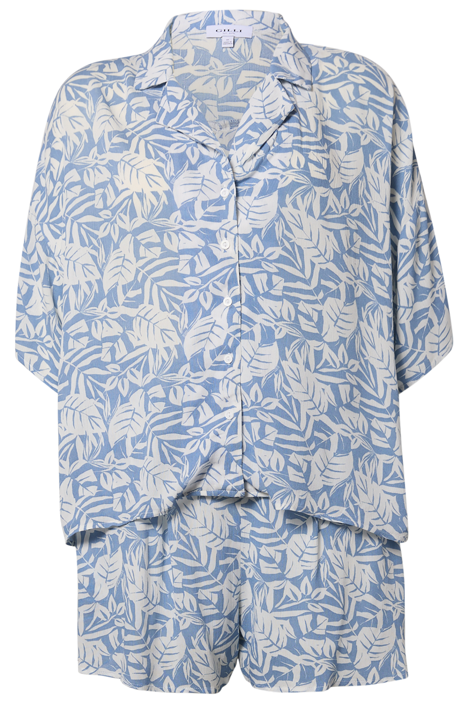Tropical Print Top & Short Set
