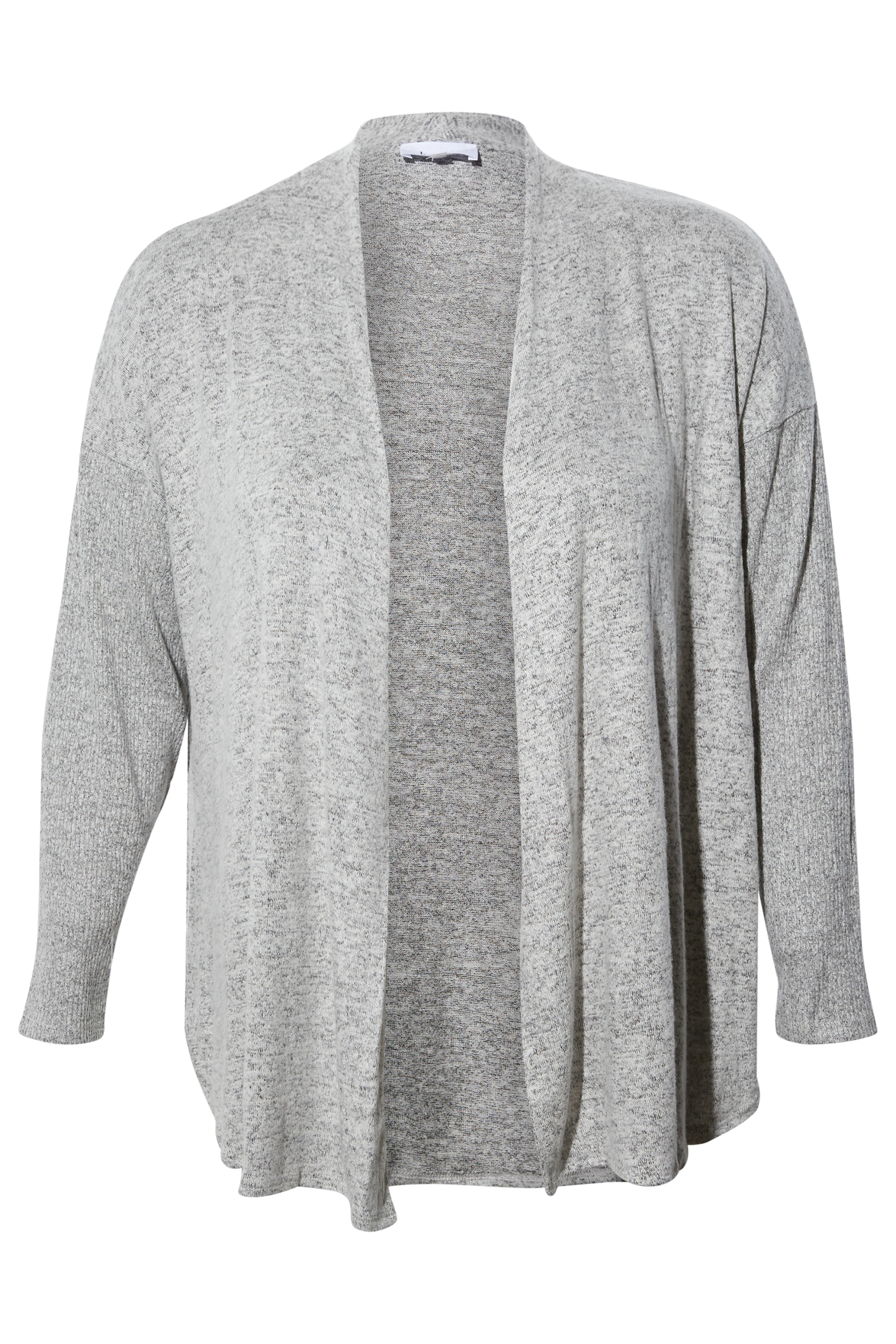 Ribbed Contrast Cardigan