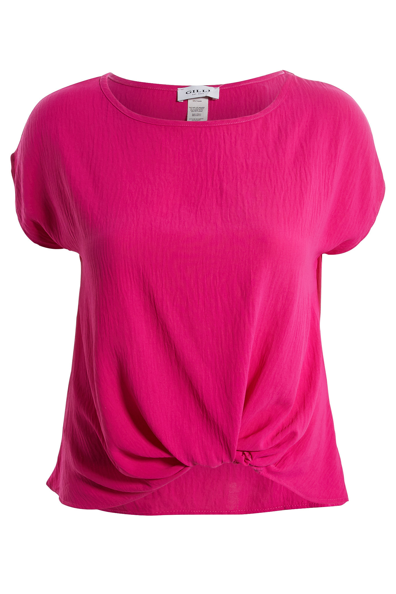 Side Knot Short Sleeve Top