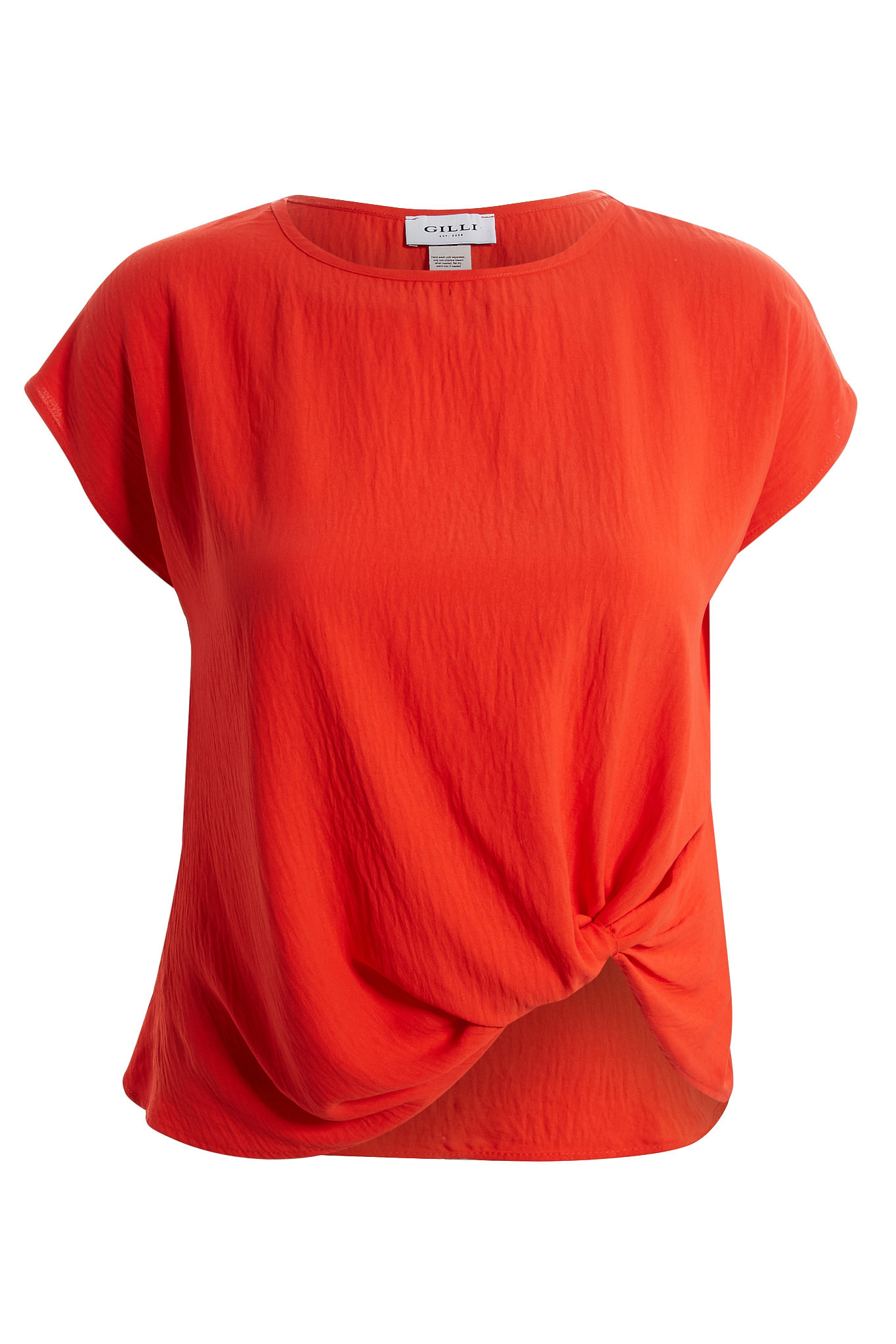 Side Knot Short Sleeve Top