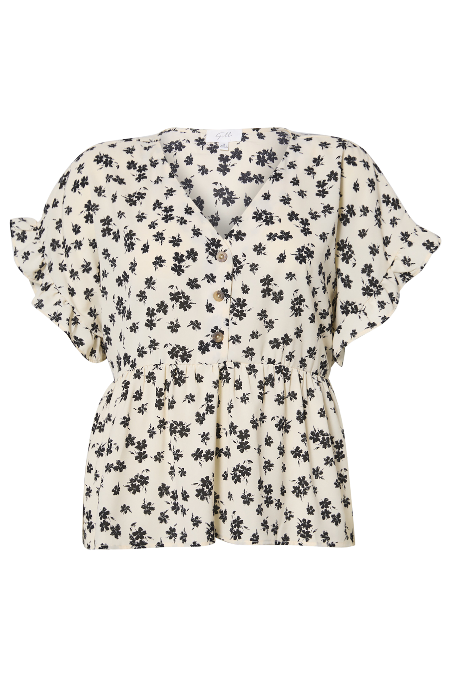 Floral Peplum Top