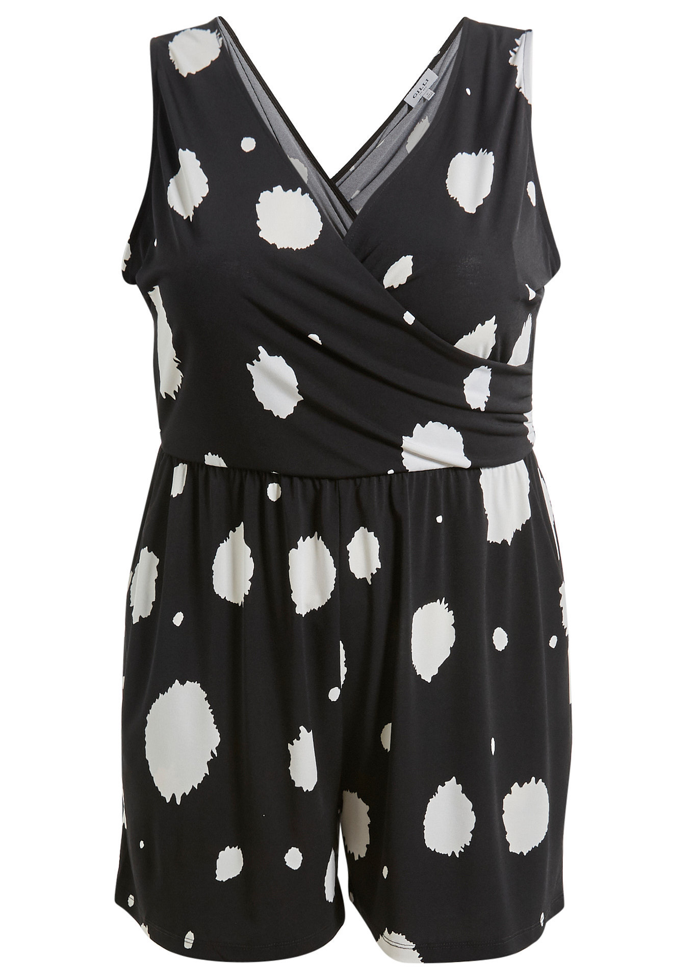 Surplice Printed Romper