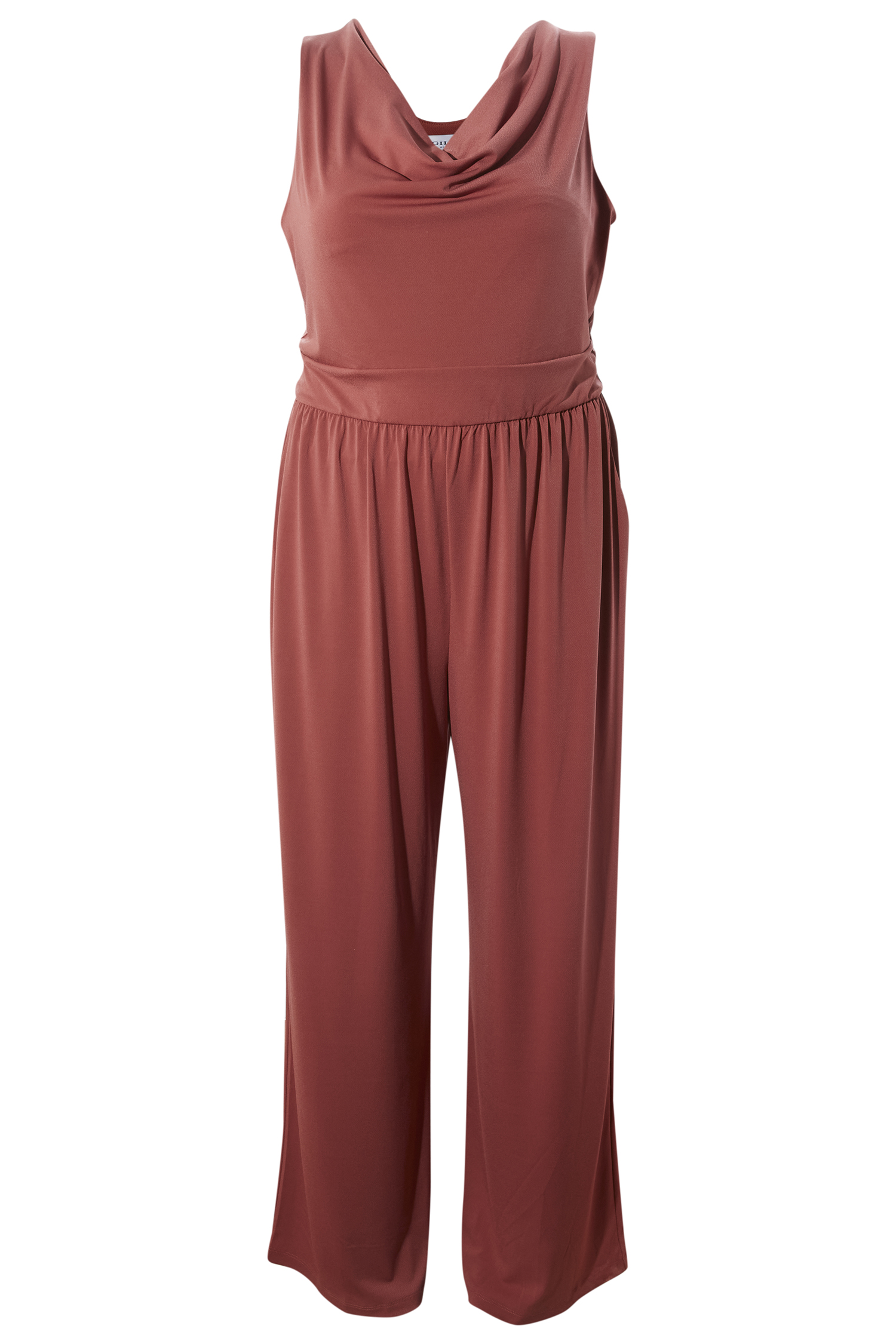 Cowl Neck Jumpsuit