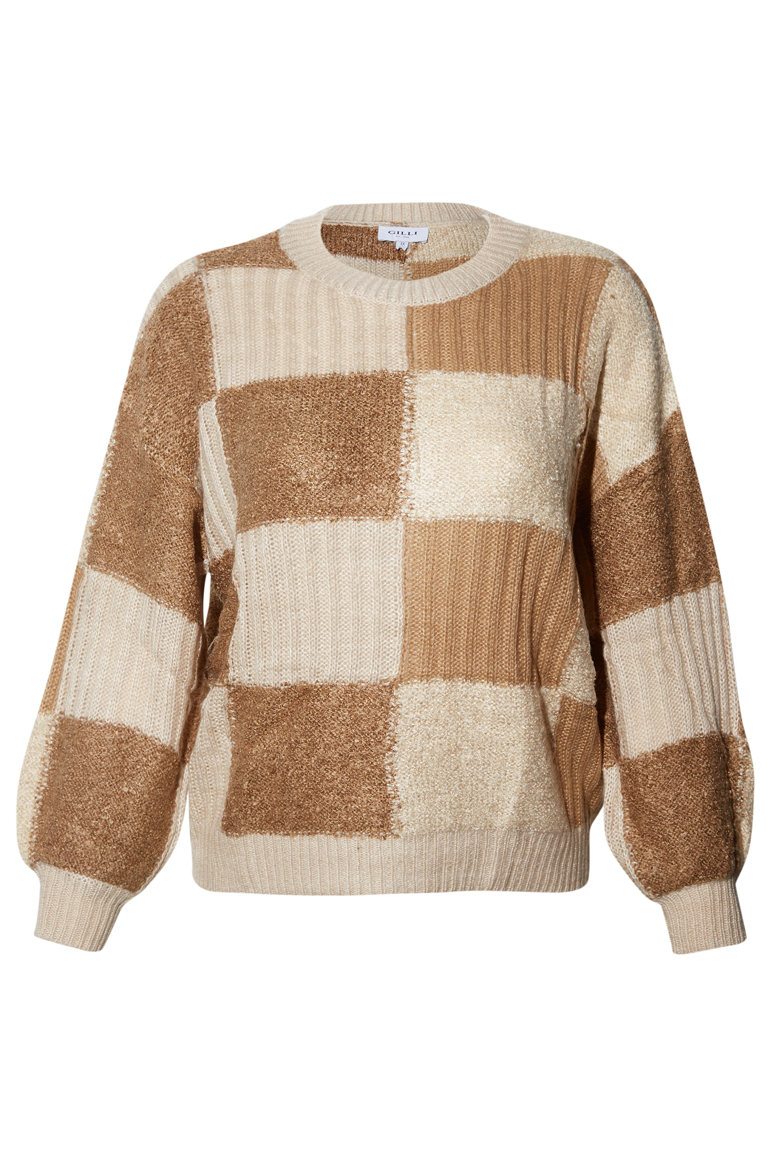 Texture Checkerboard Sweater