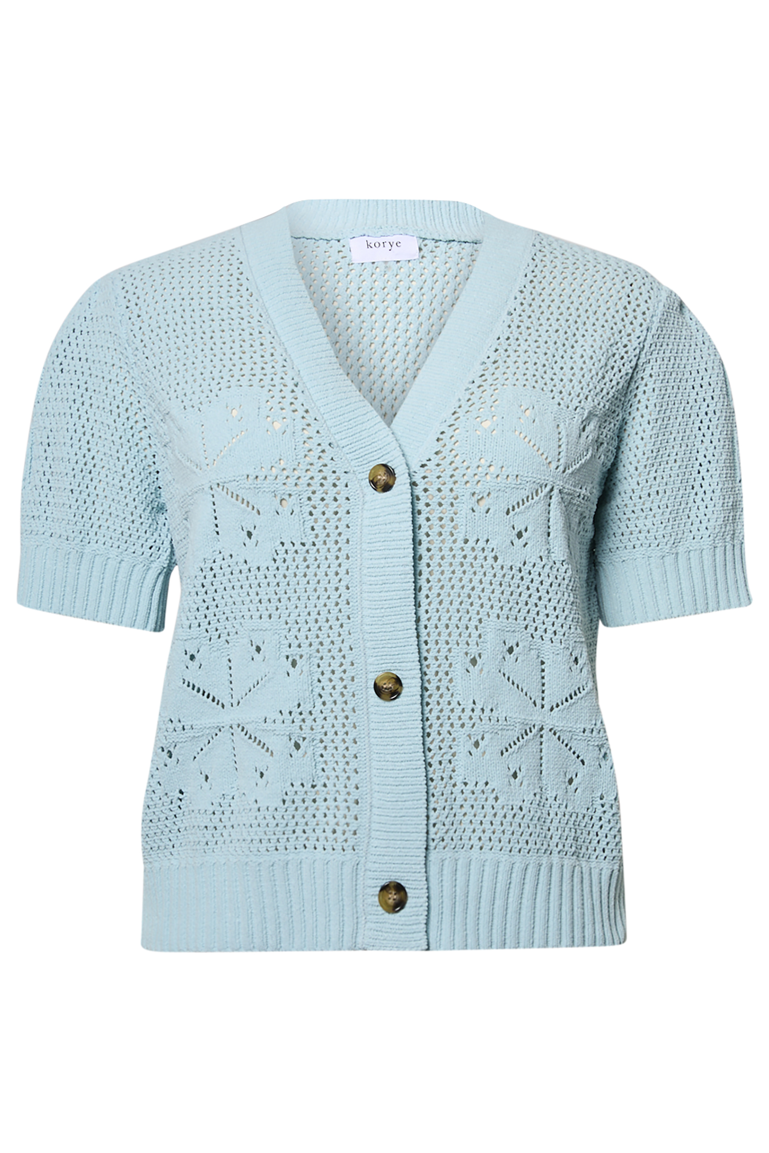 Crochet Button Front Cardigan