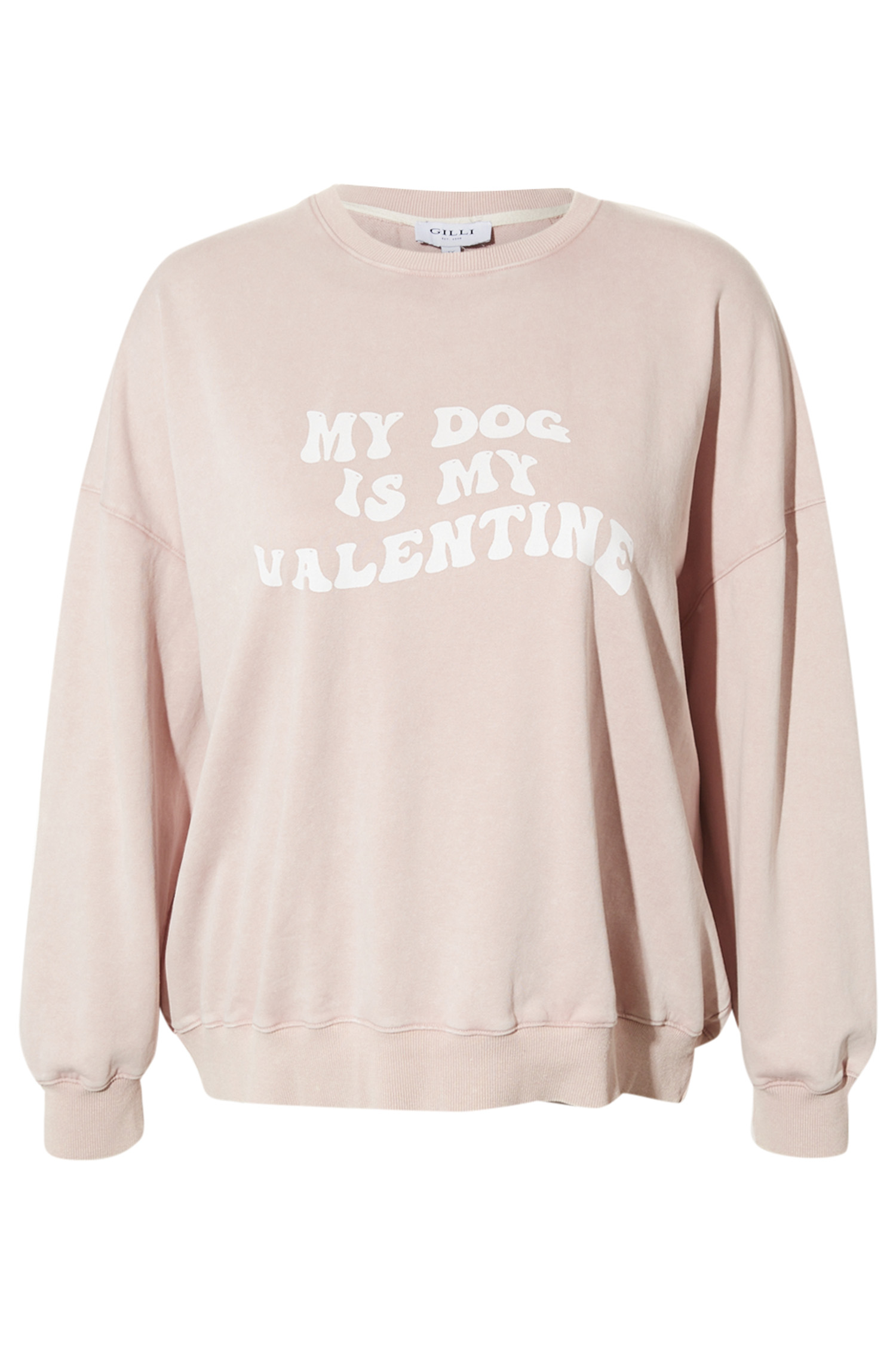 My Dog is my Valentine Verbiage Crewneck