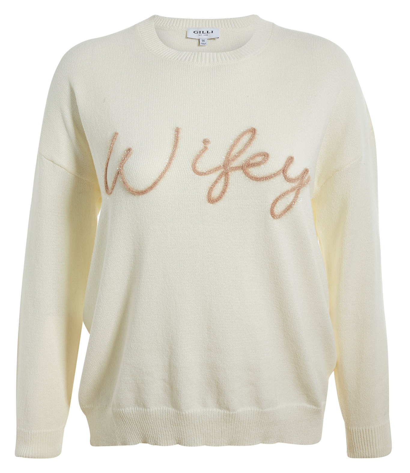 Wifey Pullover Knit Top