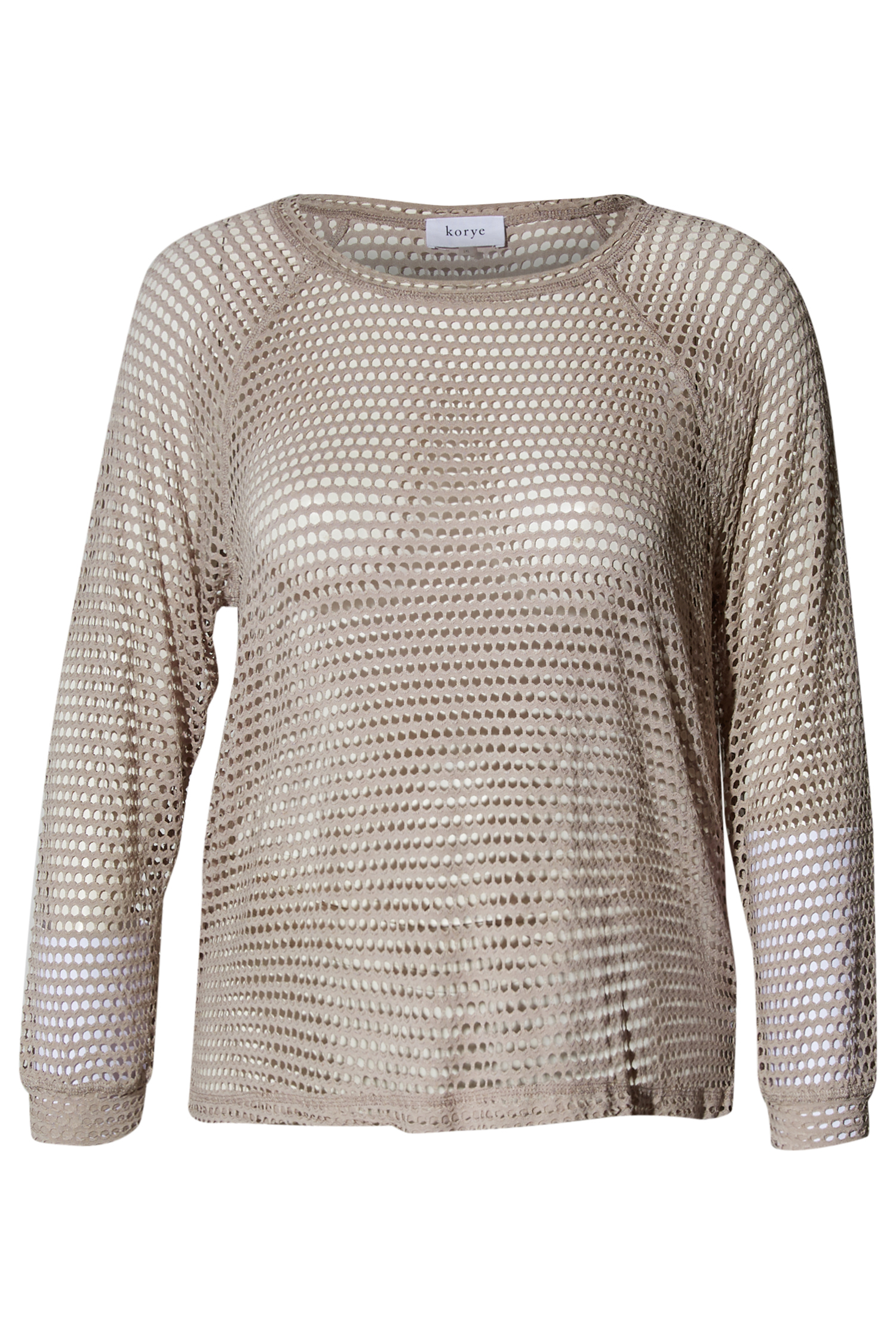 Netted Long Sleeve Top