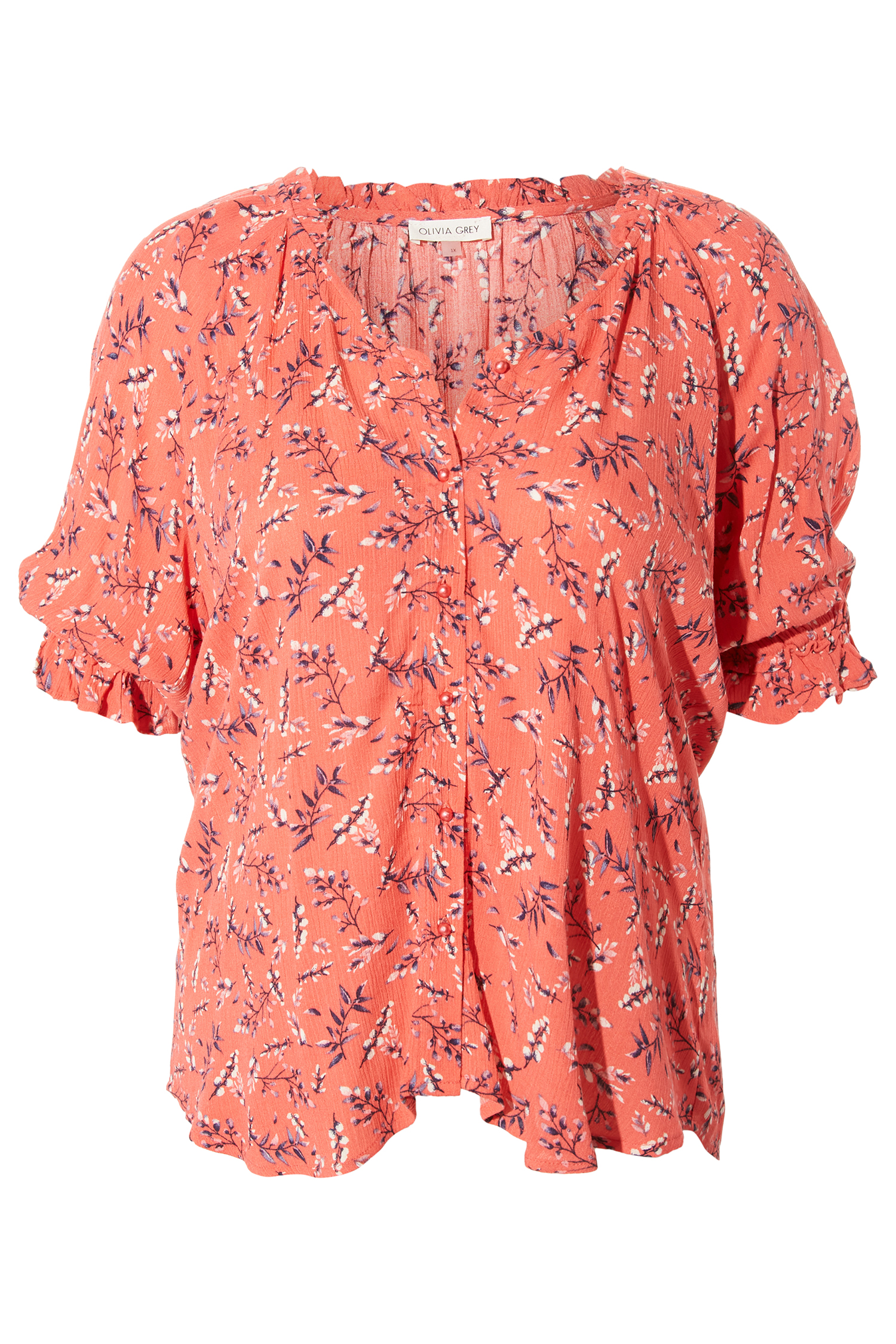 Printed Button Up