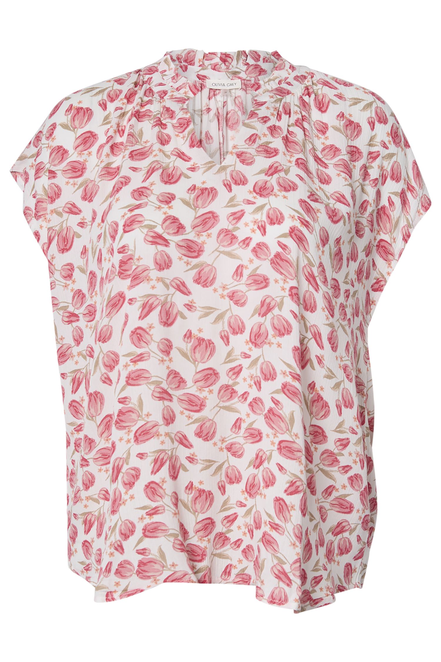Ruffle Neck Blouse