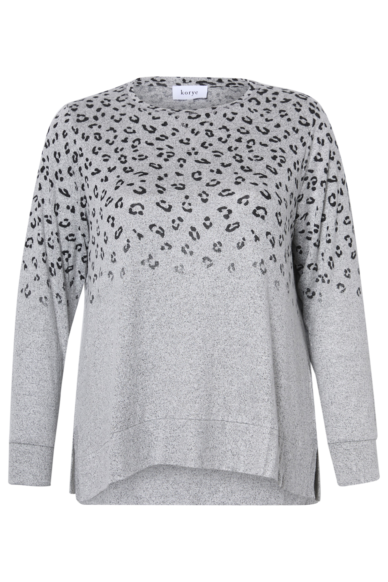 Animal Print Long Sleeve Pullover