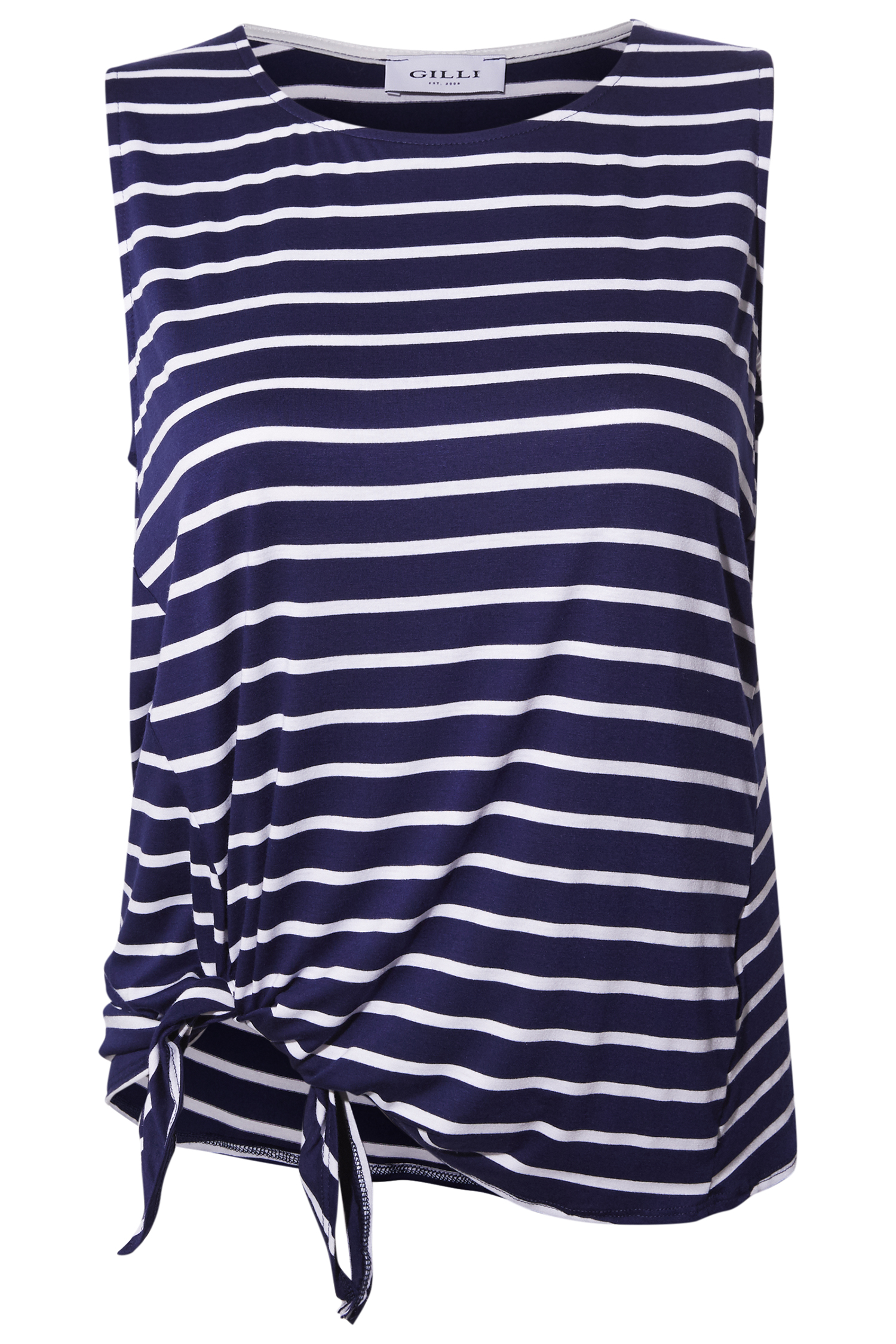 Side Slit Striped Tank