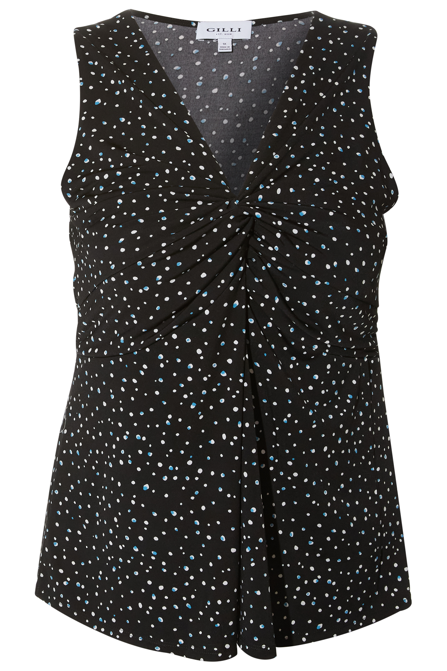 Sleeveless Front Twist Top