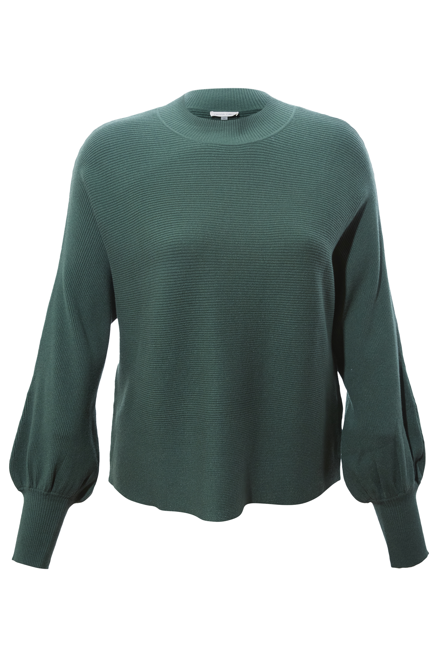 Ribbed Mock Neck Sweater