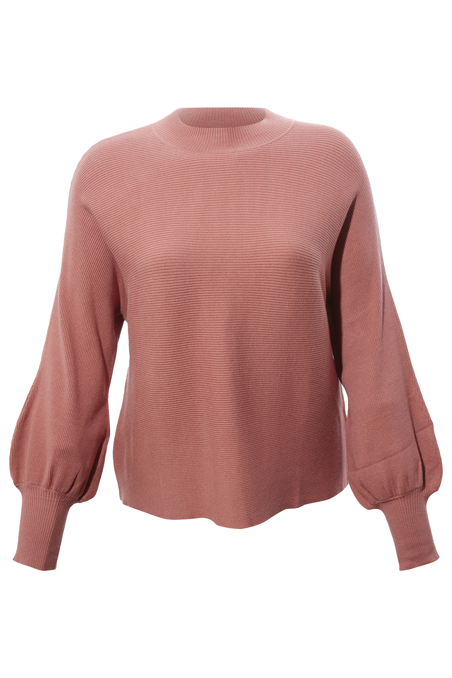 Ribbed Mock Neck Sweater