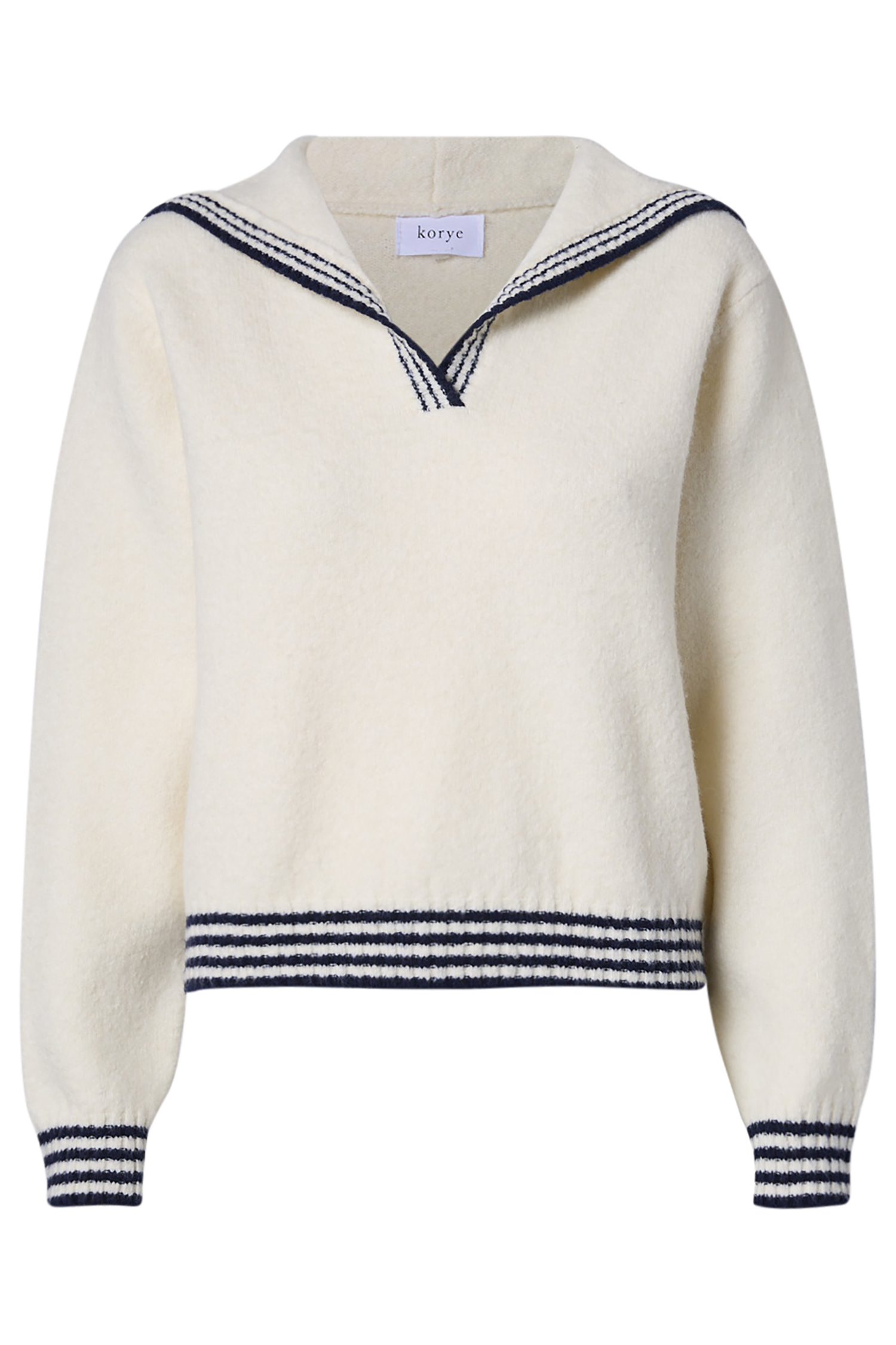 Stripe Contrast Pullover