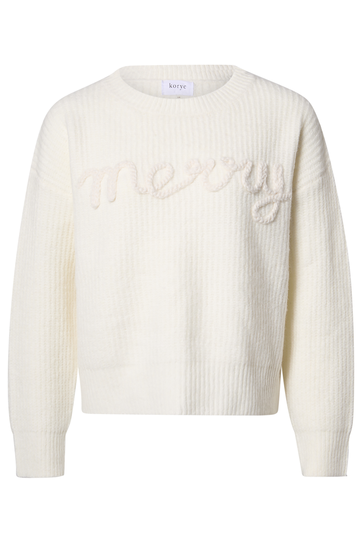 Stitched 'Merry' Pullover
