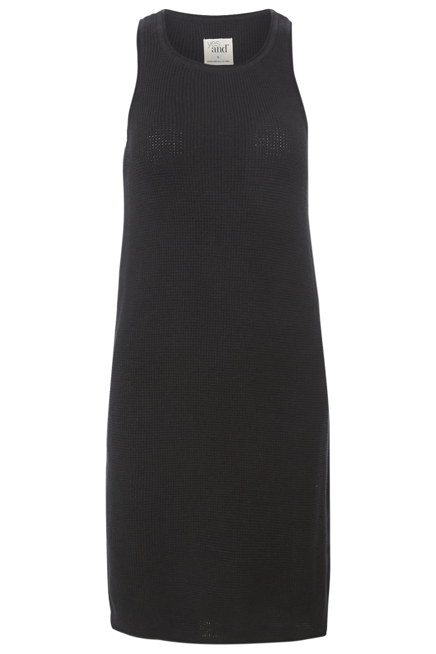 Waffle Knit Mini Dress