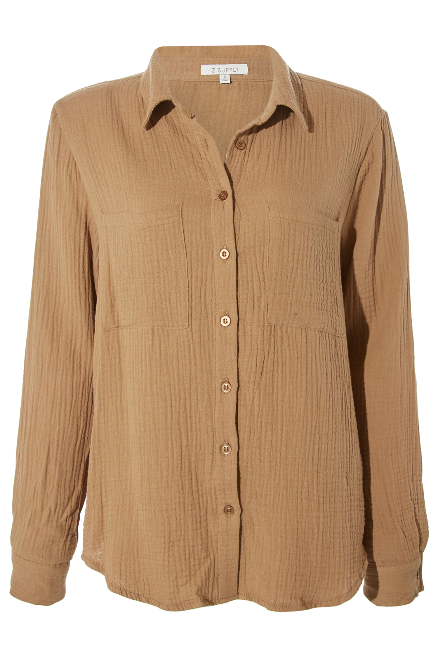Button Up Gauze Top