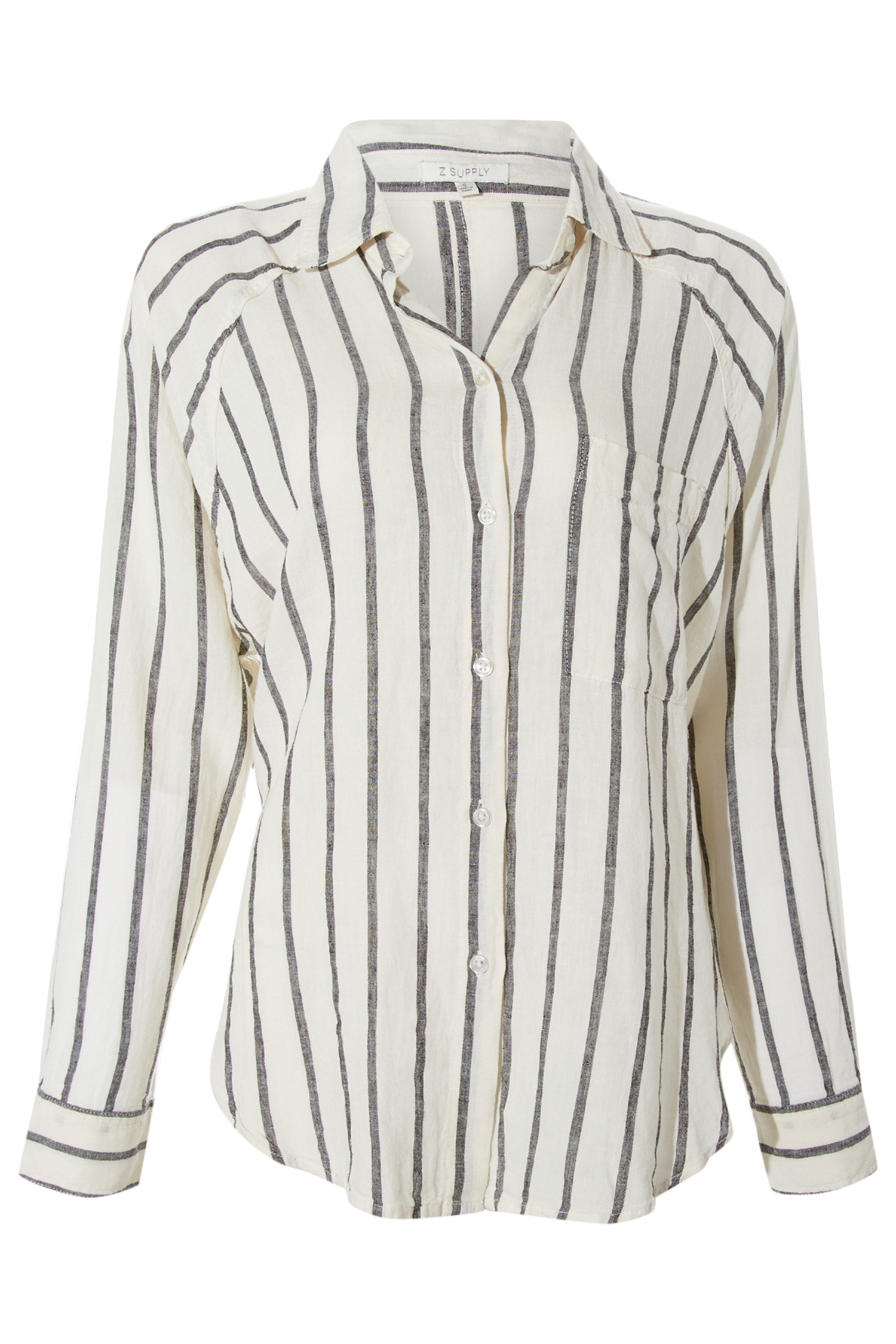 Striped Button Up Top