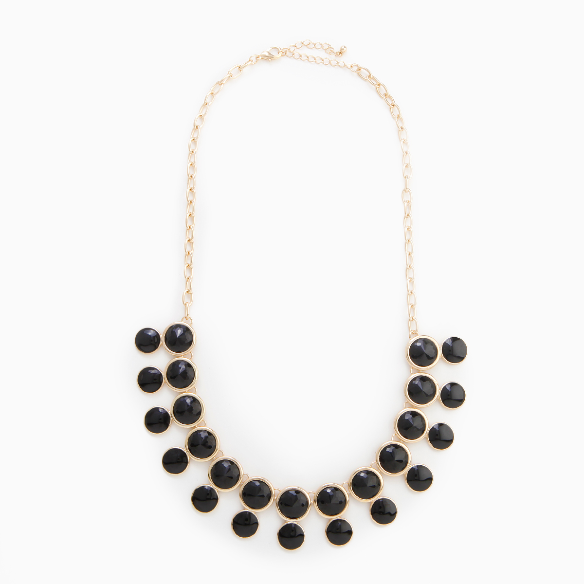 Glamour-Rays Necklace in Black | DAILYLOOK