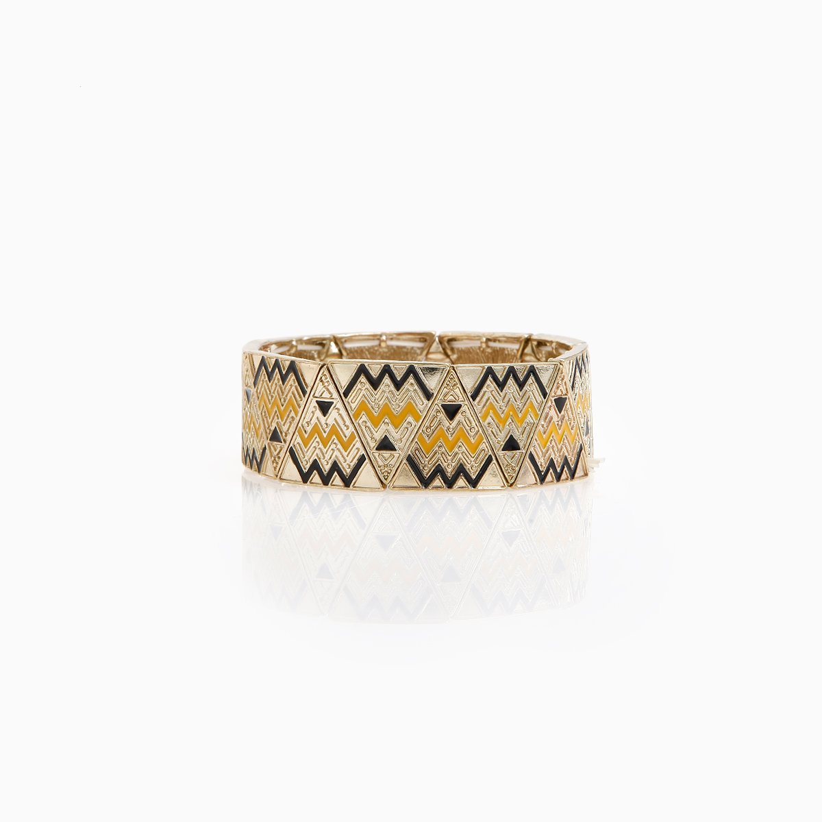 ZigZag Triangle Bracelet in Gold DAILYLOOK