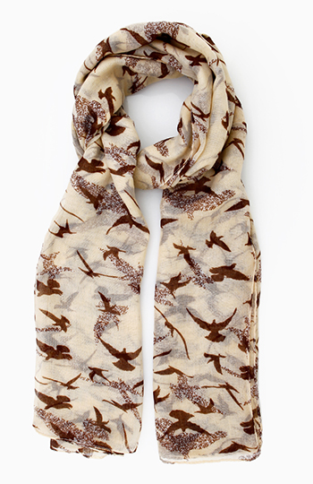 Abstract Bird Scarf Slide 1