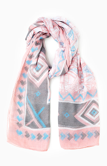 Tribal Shapes Scarf Slide 1