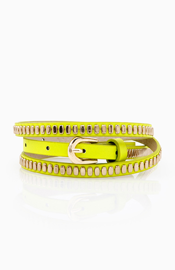 Studded Neon Belt Slide 1