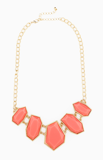 Stone Slice Necklace Slide 1