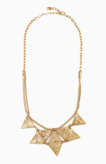 Triangle Cluster Necklace Slide 1