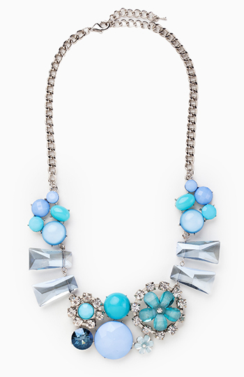 Crystal Flower Necklace Slide 1