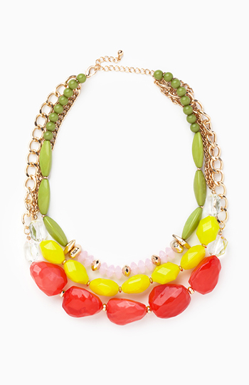 Tropical Beaded Necklace Slide 1