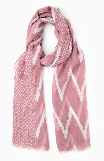 Oversized Zig Zag Scarf Slide 1
