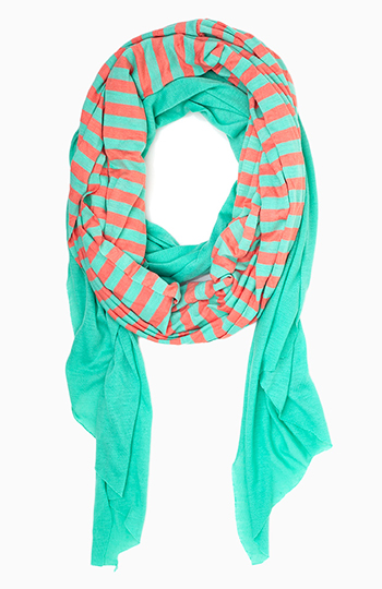 Striped Multi Loop Scarf Duo Slide 1