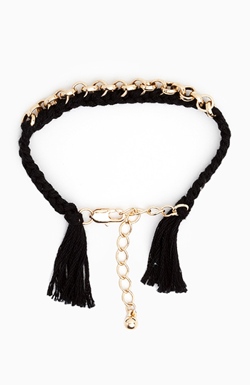 Chain Accent Friendship Bracelet Slide 1