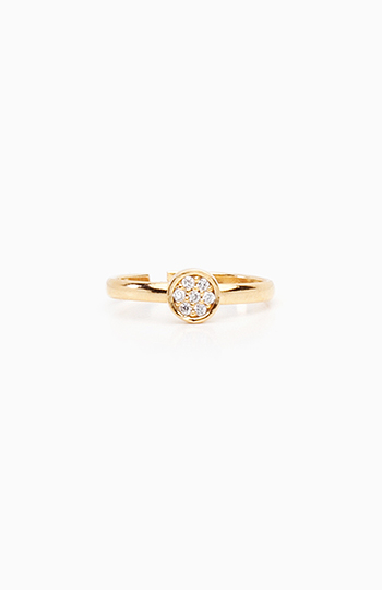 Crystal Cluster Pinky Ring Slide 1