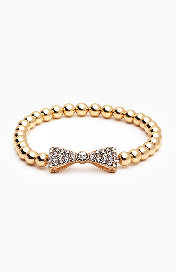 Beaded Bow Bracelet Slide 1