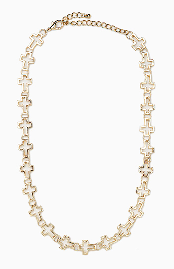 Cross Infinity Necklace Slide 1