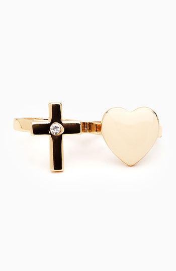 Cross My Heart Ring Duo Slide 1