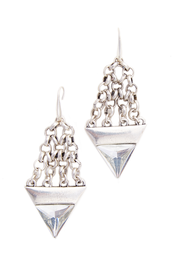 Jenny Bird Illumina Earrings in Silver | DAILYLOOK