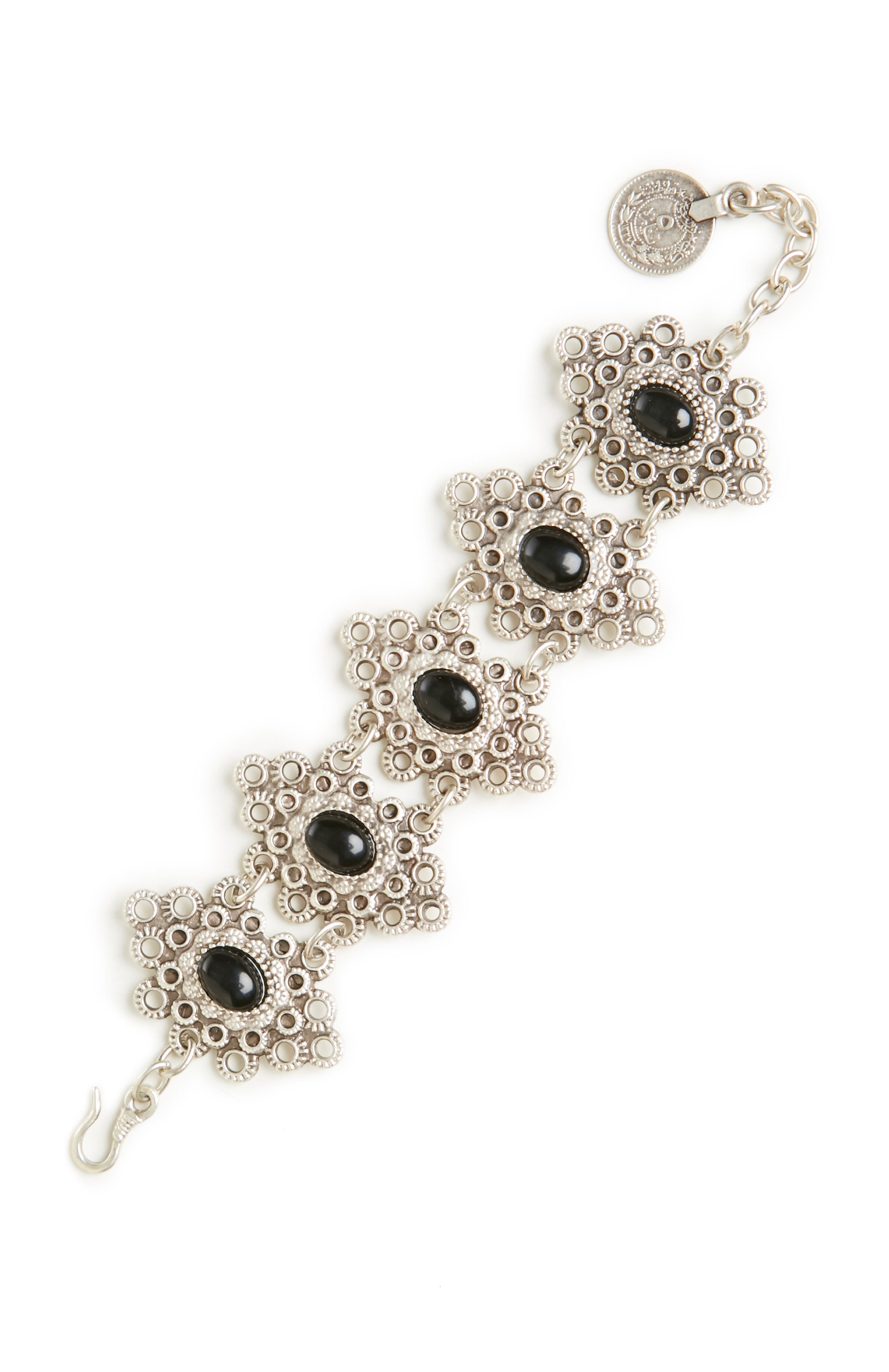Chanour Jeweled Bracelet in Silver DAILYLOOK