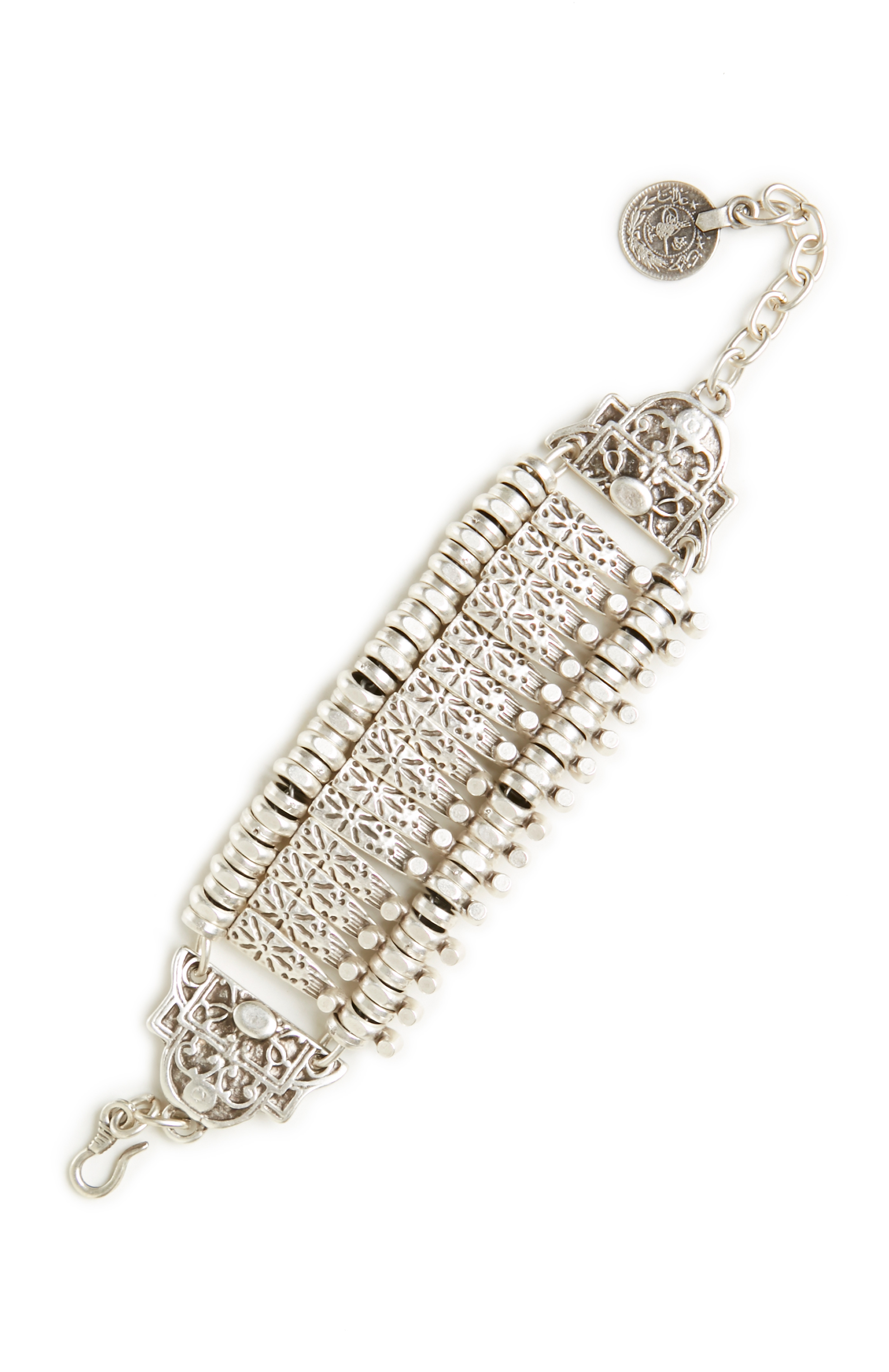 Chanour Multi Plate Bracelet in Silver DAILYLOOK