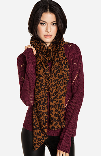 Cheetah Print Scarf Slide 1